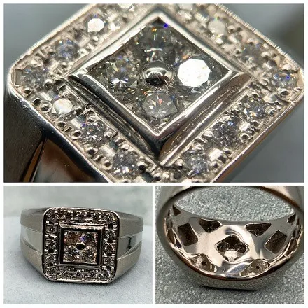 プラチナ900 ダイヤモンド リング / Pt900 diamond ring 品番pr-0110318249