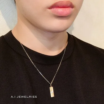 k18 18金 ダイヤモンド ネックレス アジャスター付き 50cm / k18 Diamond necklace 50cm 品番nuh-00203