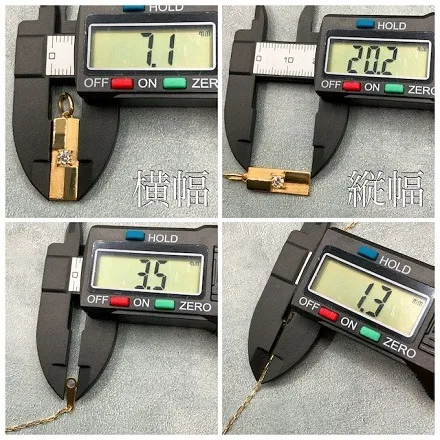 k18 18金 ダイヤモンド ネックレス アジャスター付き 50cm / k18 Diamond necklace 50cm 品番nuh-00203