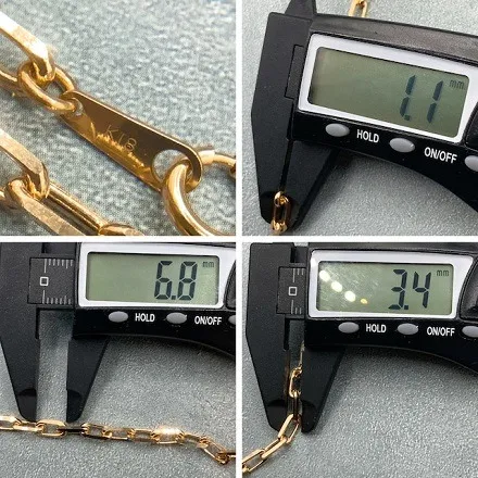 k18 18金 ４面 ダイヤカット 粗目 アズキ 1.20 23センチ アンクレット 品番 kaa4dc120-23