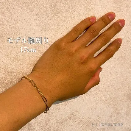 k18 18金 ペーパー クリップ 18cm / k18 Paper clip 18cm 品番 kpc120-18