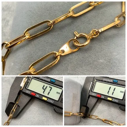 k18 18金 ペーパー クリップ 18cm / k18 Paper clip 18cm 品番 kpc120-18