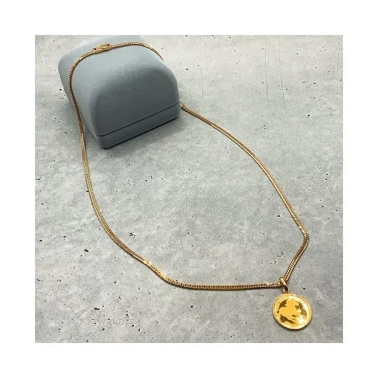 K18 / K24 コイン ネックレス セット 50cm / K18 K24 Coin Necklace Set 50cm コインネックレスセット