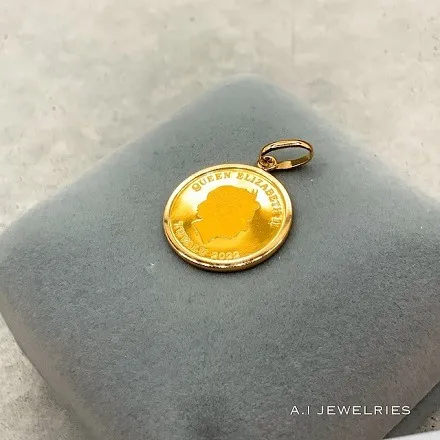 K18 / K24 コイン ネックレス セット 50cm / K18 K24 Coin Necklace Set 50cm コインネックレスセット