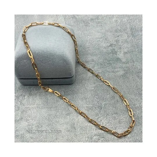 K18 18金 ペーパークリップ ネックレス 0.85 40cm / k18 paper clip necklace 0.85 40cm 品番 kpch085-40