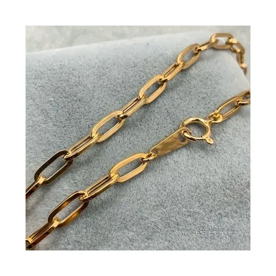 K18 18金 ペーパークリップ ネックレス 0.85 40cm / k18 paper clip necklace 0.85 40cm 品番 kpch085-40