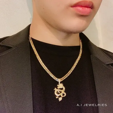 K18 18金 ドラゴン ペンダント / K18 Dragon pendant 品番in-52