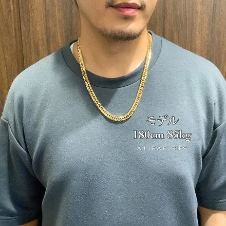 K18 8面カット トリプル 150g 60cm 喜平 ネックレス 18金 18k / K18 8cut triple Necklace 150g 60cm 品番；k8t-15060