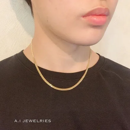 K18 6面カット ダブル 20g 45cm 喜平 ネックレス / K18 6cut double Necklace 20g 45cm 品番；k6w-2045