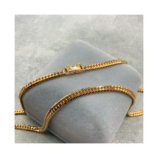 K18 6面カット ダブル 20g 45cm 喜平 ネックレス / K18 6cut double Necklace 20g 45cm 品番；k6w-2045