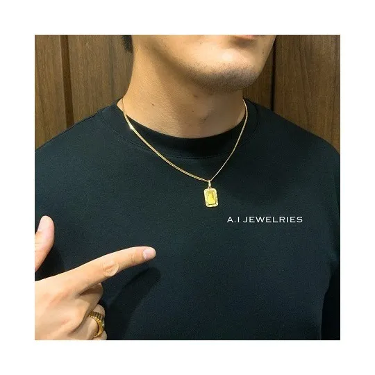 K18 12面カットトリプル 10g 50cm K18 / K24 Liberty pendant 1g セット