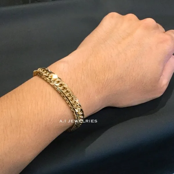 k18 Mcut triple 50g 20cm ブレスレット 品番 kmt-5020