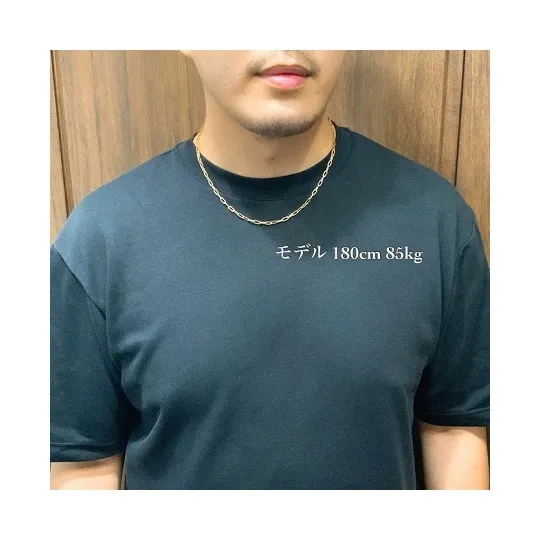 k18 18金 Hクリップ0.85φ ペーパークリップ ネックレス 5g 50cm / k18 Hclip0.85φ paper clip necklace 品番 kpch085-50