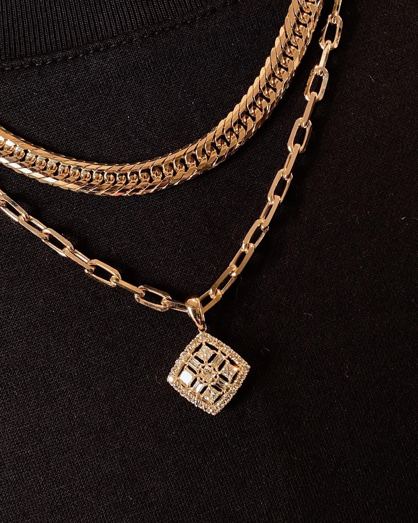 K18 アズキネックレスコーデ⁎⁺˳✧༚