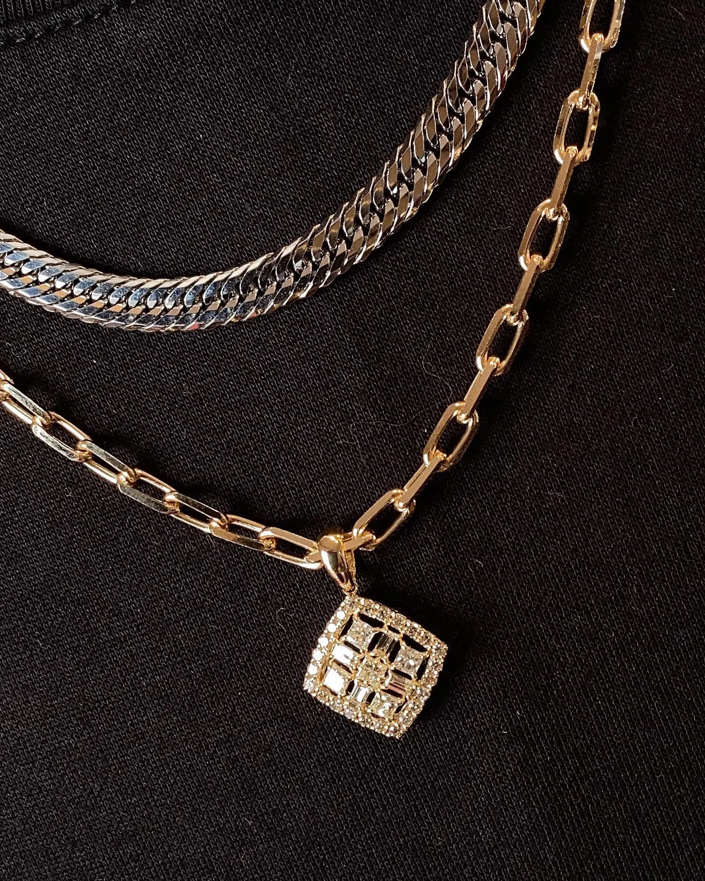 K18 アズキネックレスコーデ⁎⁺˳✧༚