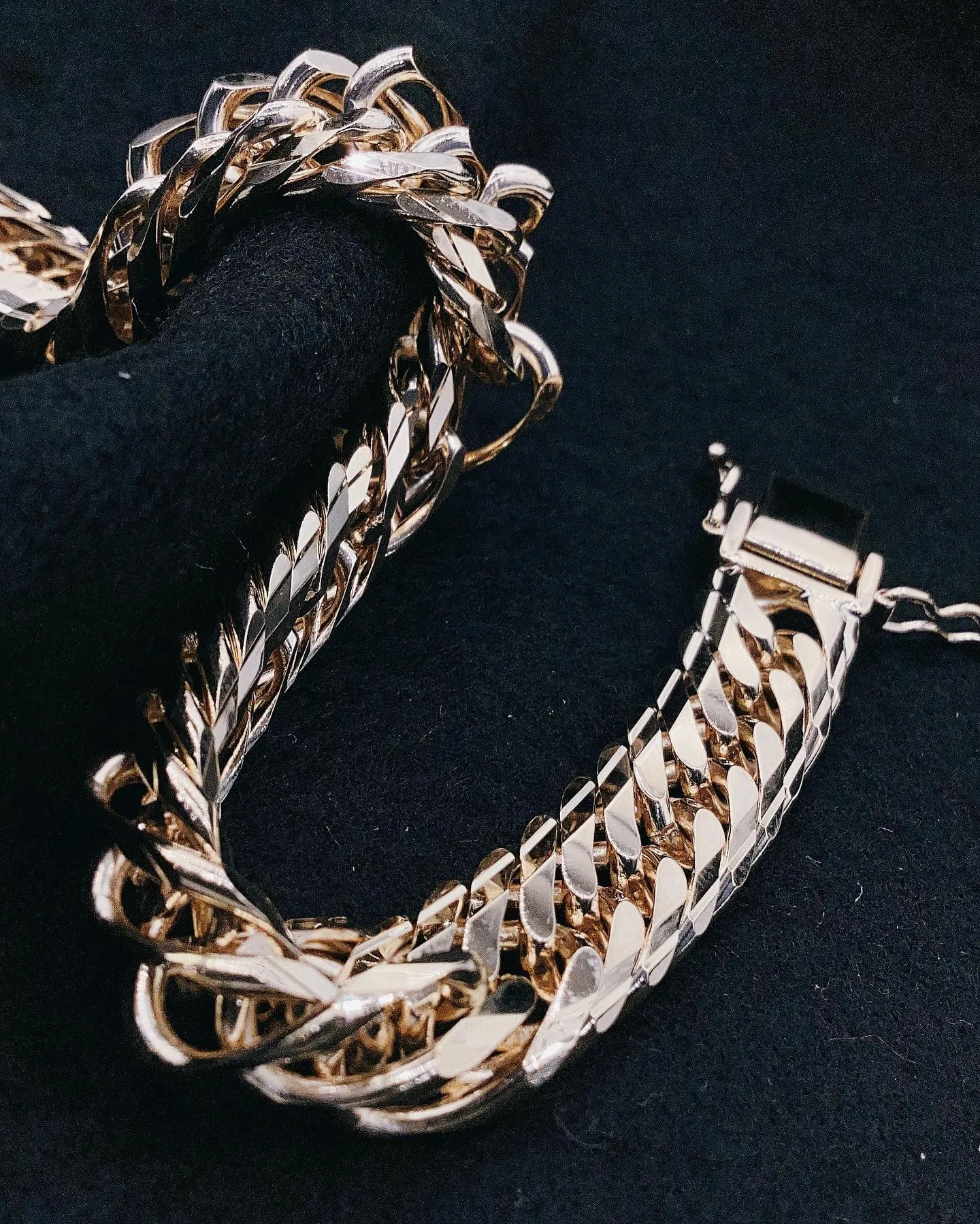 Mカット トリプル ブレスレット⁎⁺˳✧༚