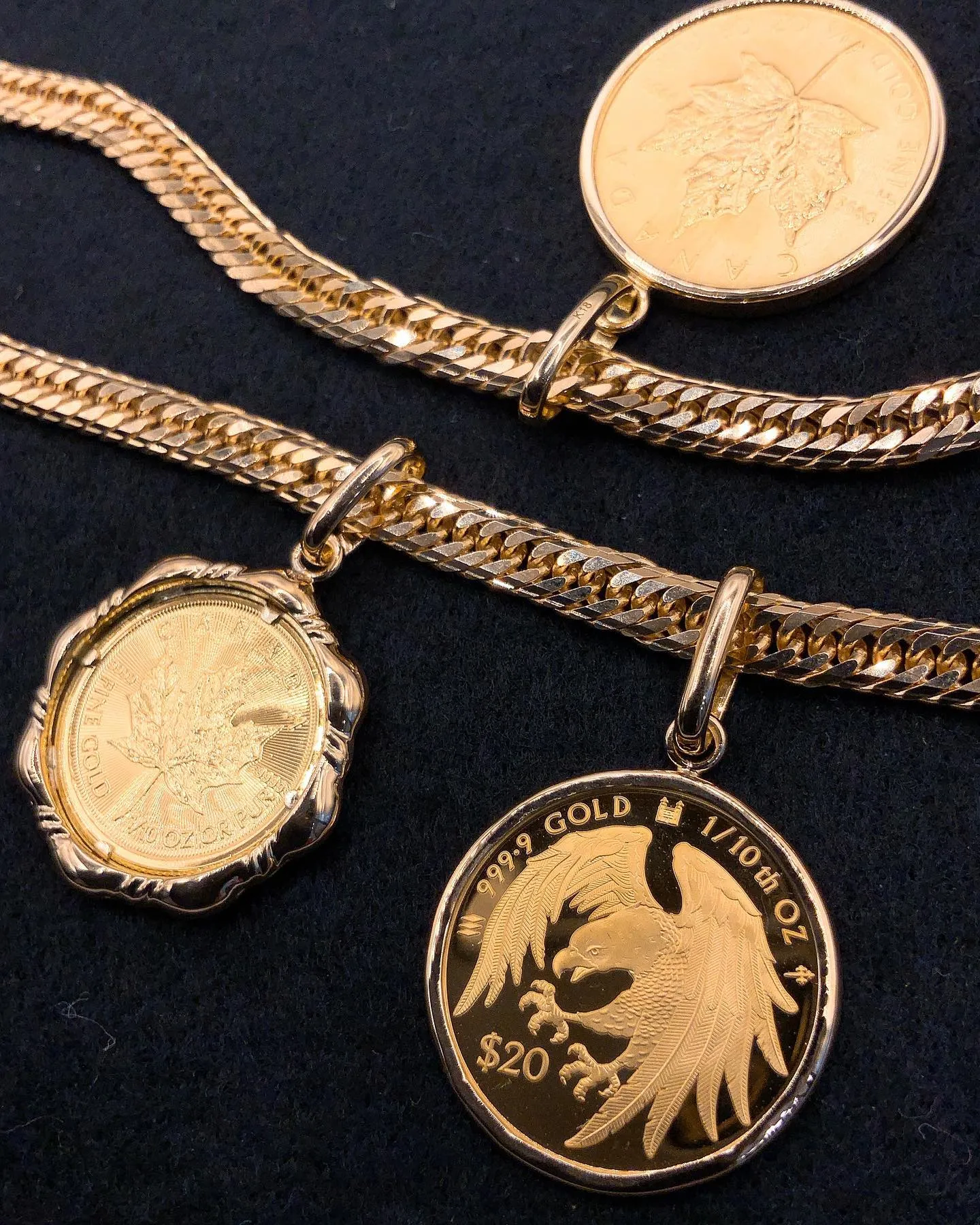 K18 コインペンダント⁎⁺˳✧༚