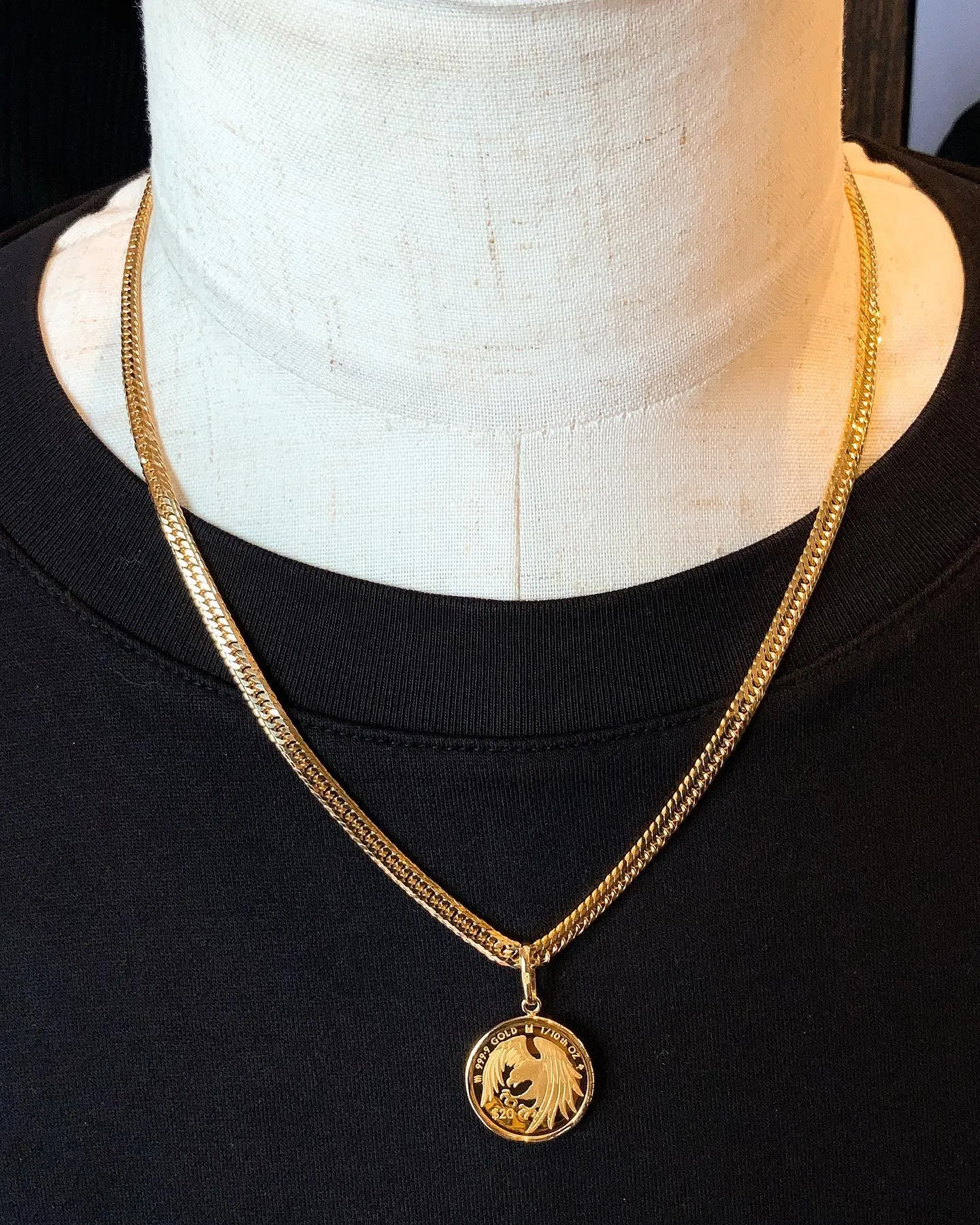 K18 コインペンダント⁎⁺˳✧༚