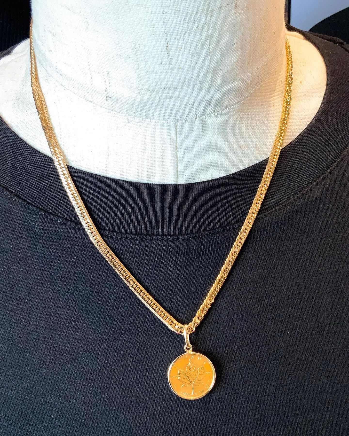 K18 コインペンダント⁎⁺˳✧༚