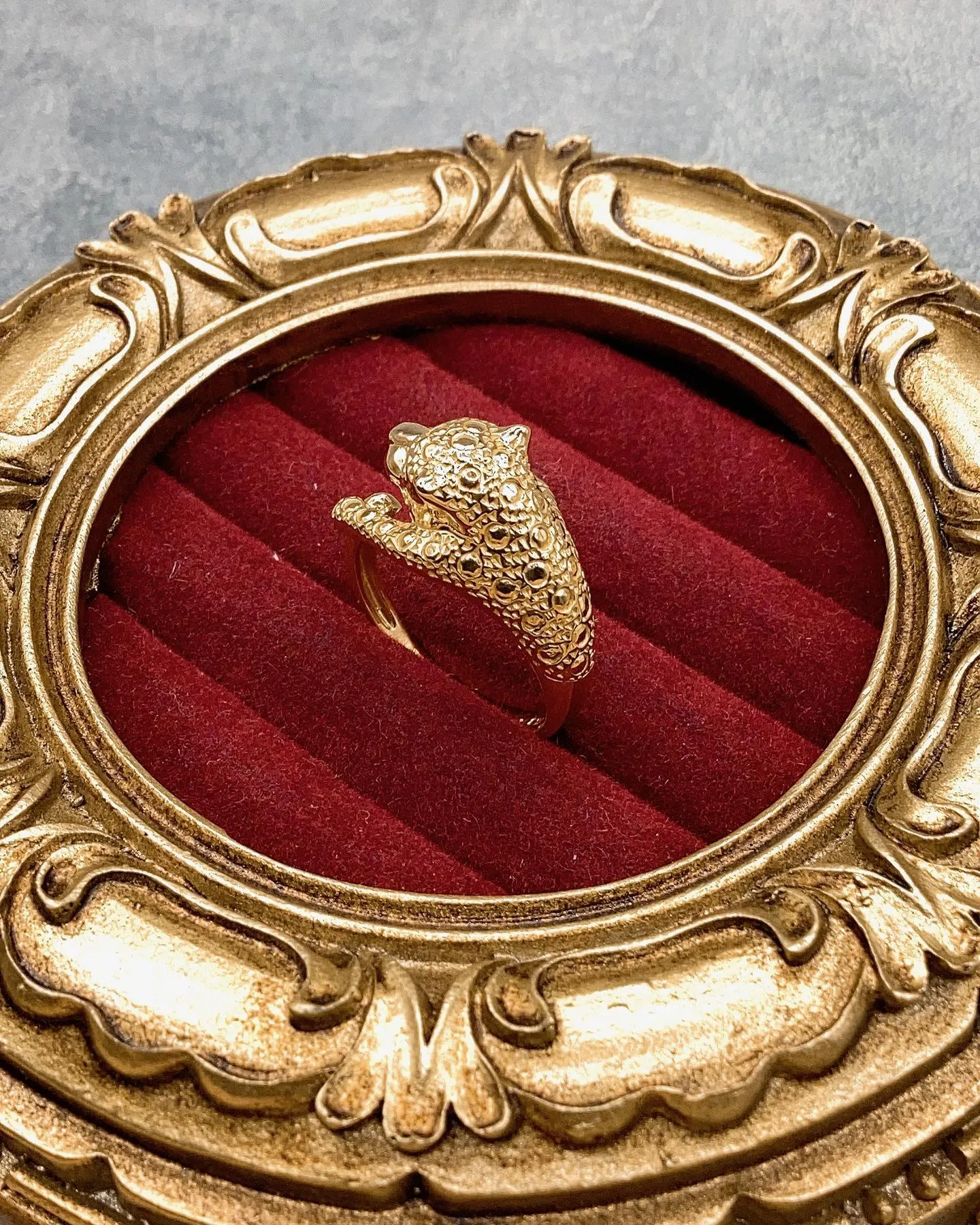 K18 Panther ring ⁎⁺˳✧༚