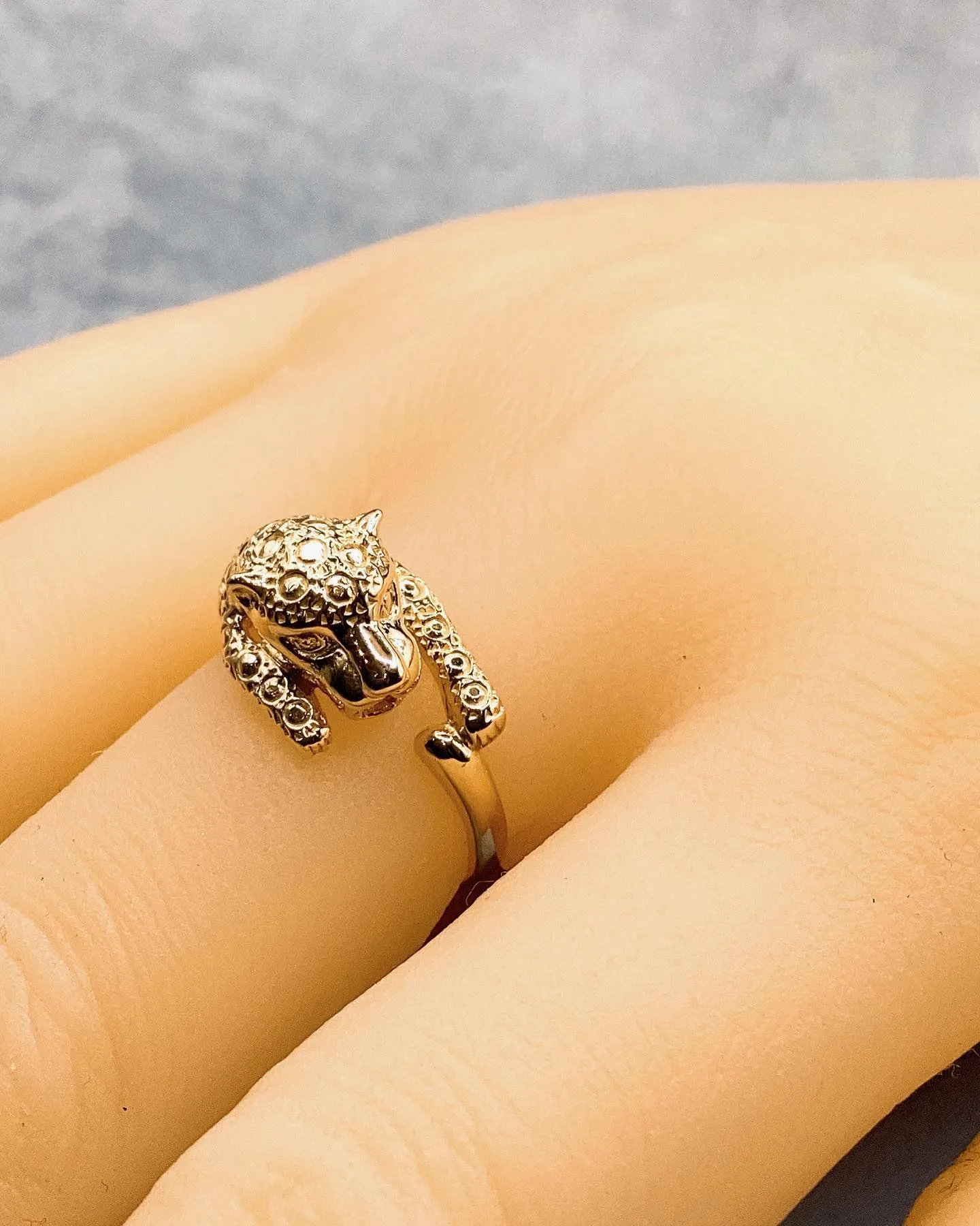 K18 Panther ring ⁎⁺˳✧༚