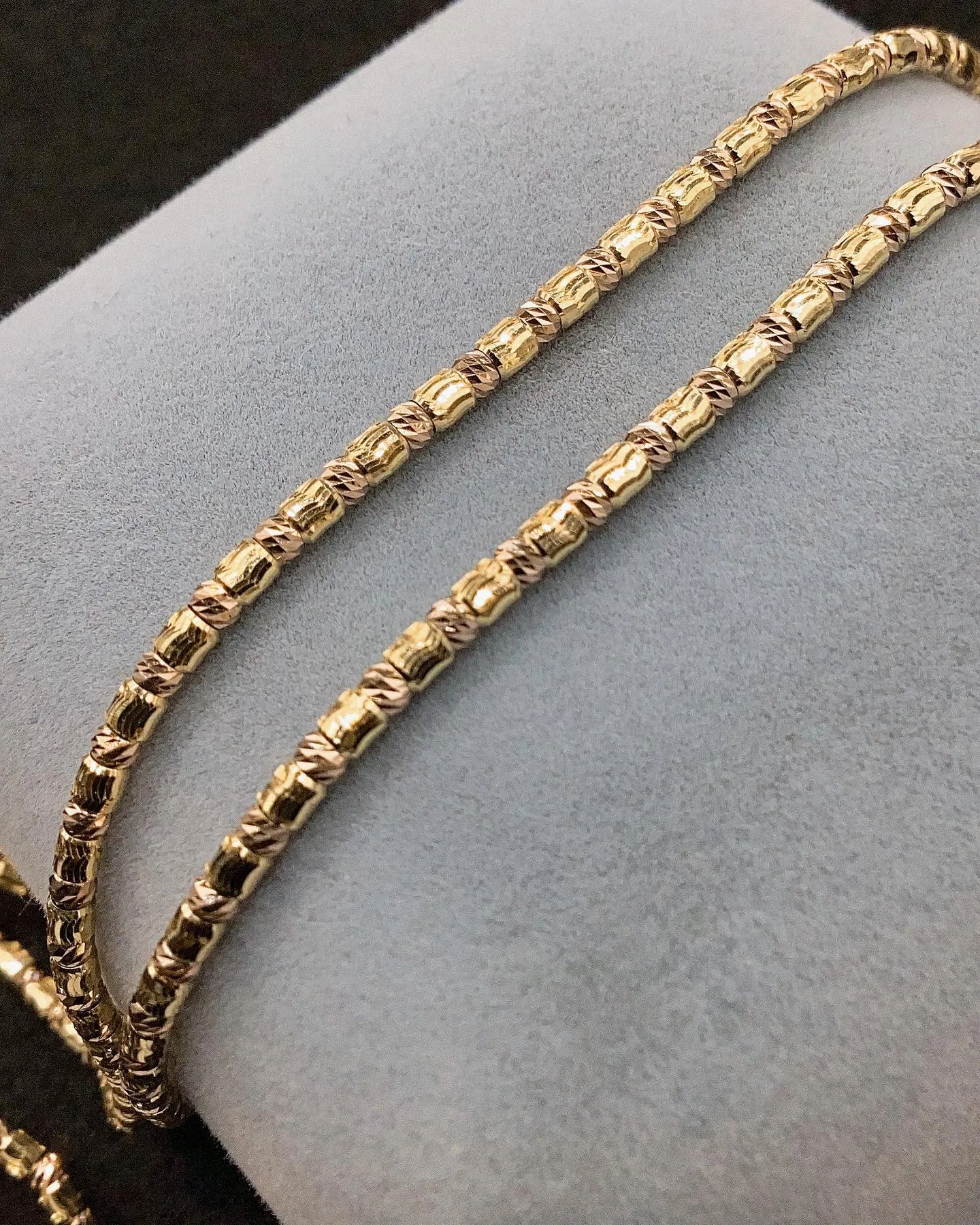 K18 新型‼️シリンダーネックレス&ブレスレット⁎⁺˳✧༚