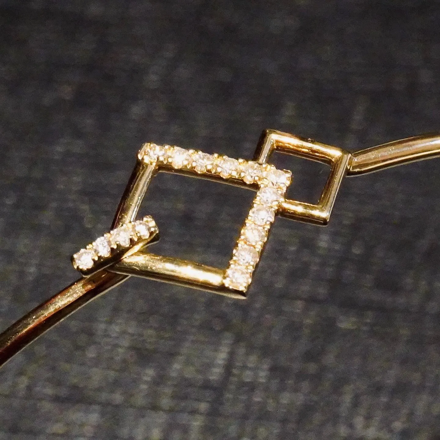 #k18 #ダイヤモンドバングル ⁎⁺˳✧༚