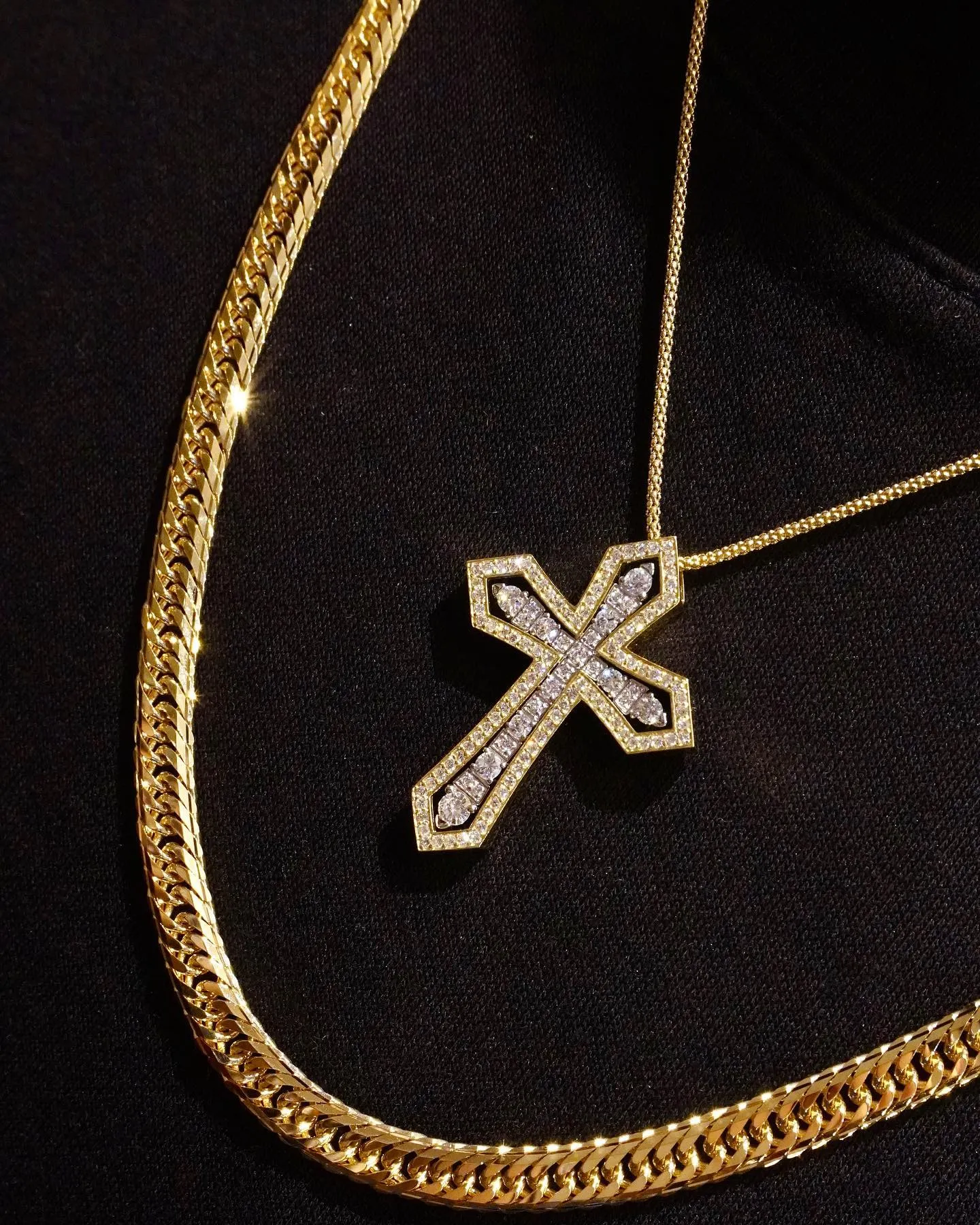 #K18 #クロス #ペンダント #ネックレス⁎⁺˳✧༚