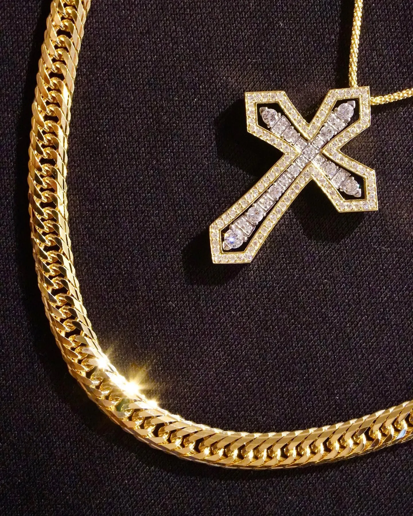 #K18 #クロス #ペンダント #ネックレス⁎⁺˳✧༚