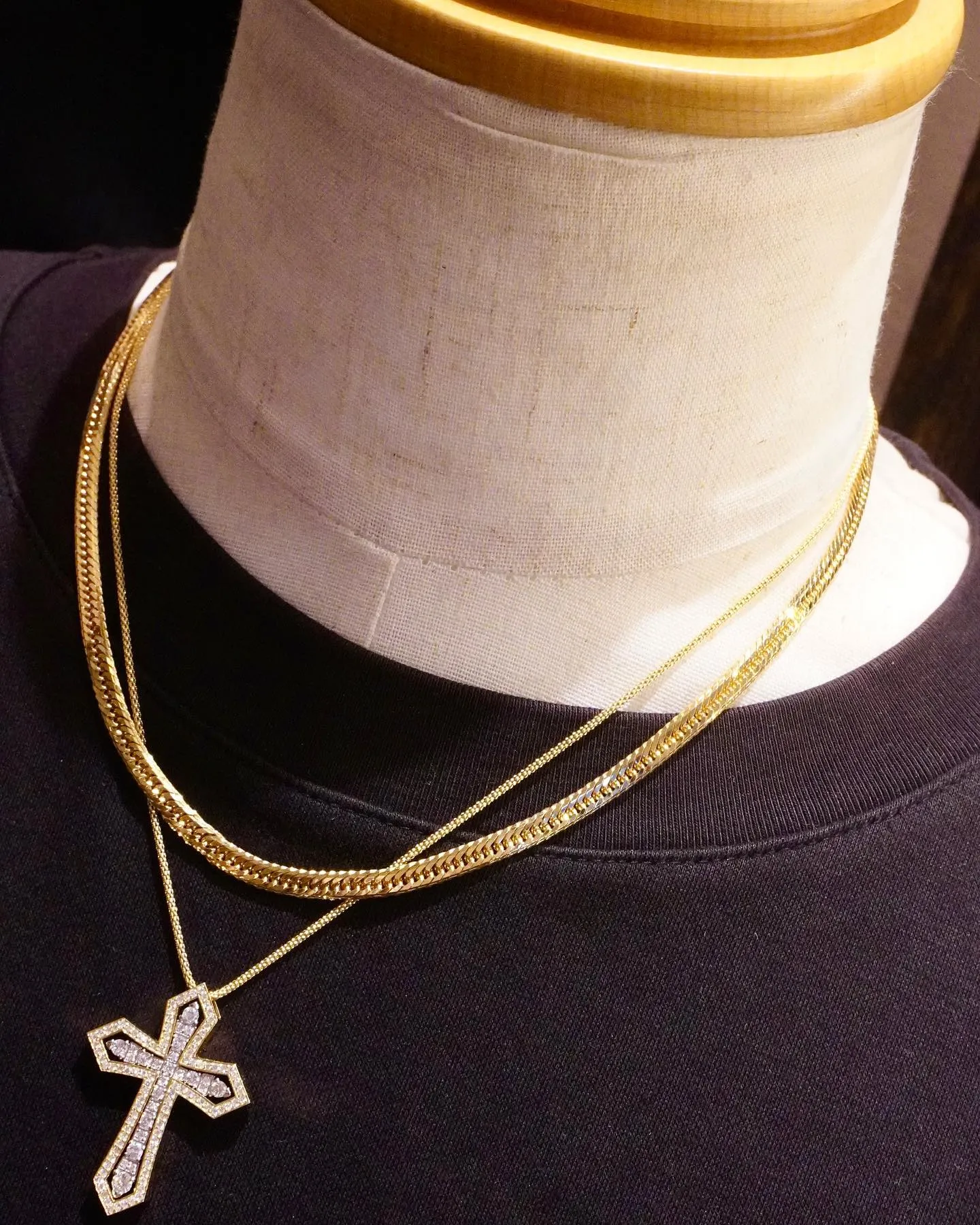 #K18 #クロス #ペンダント #ネックレス⁎⁺˳✧༚