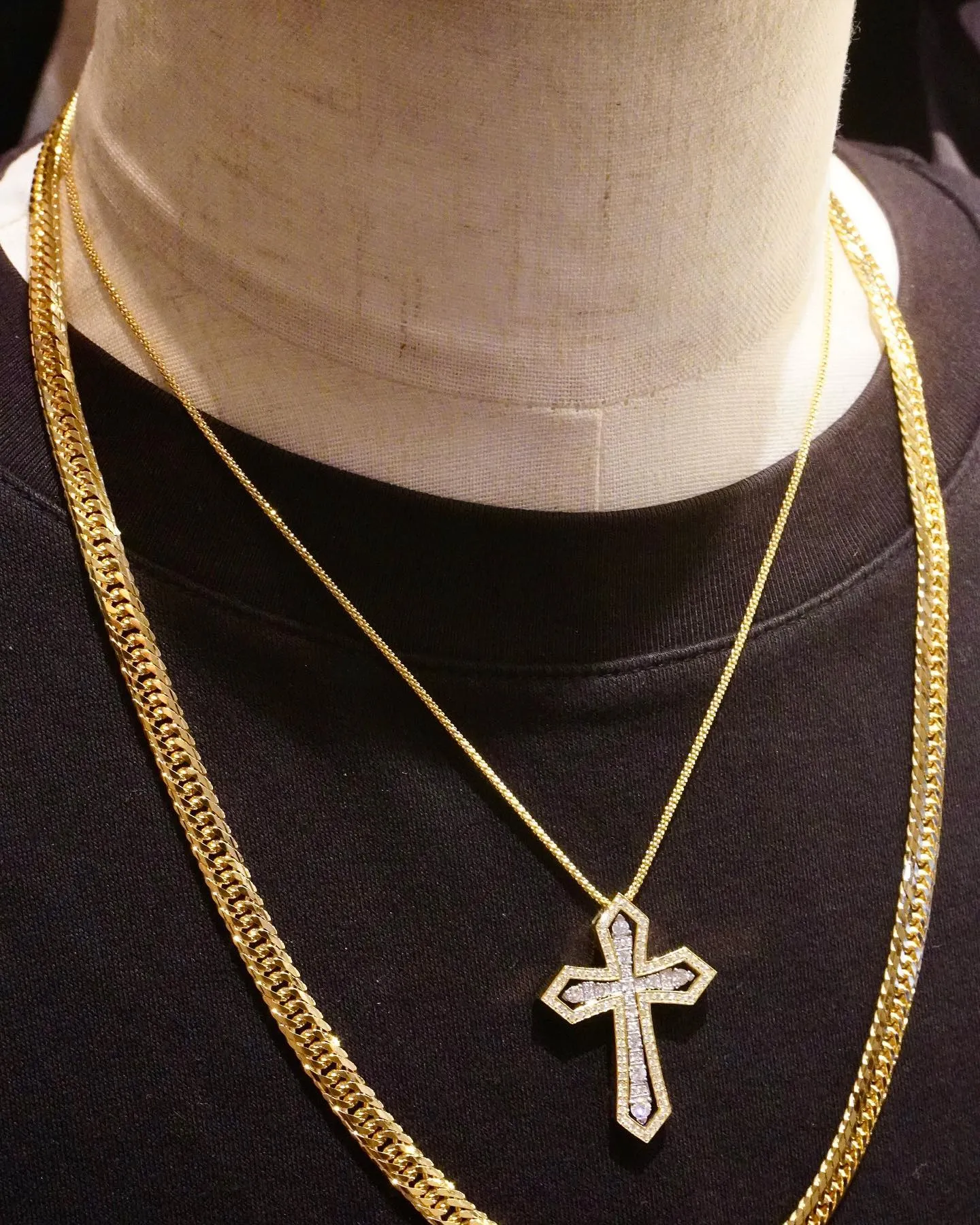 #K18 #クロス #ペンダント #ネックレス⁎⁺˳✧༚