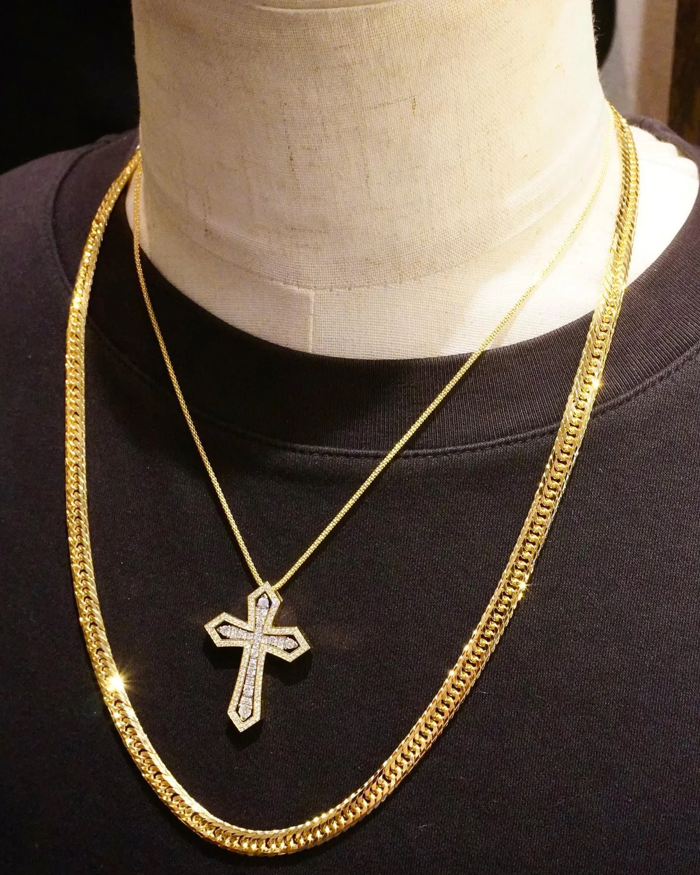 #K18 #クロス #ペンダント #ネックレス⁎⁺˳✧༚