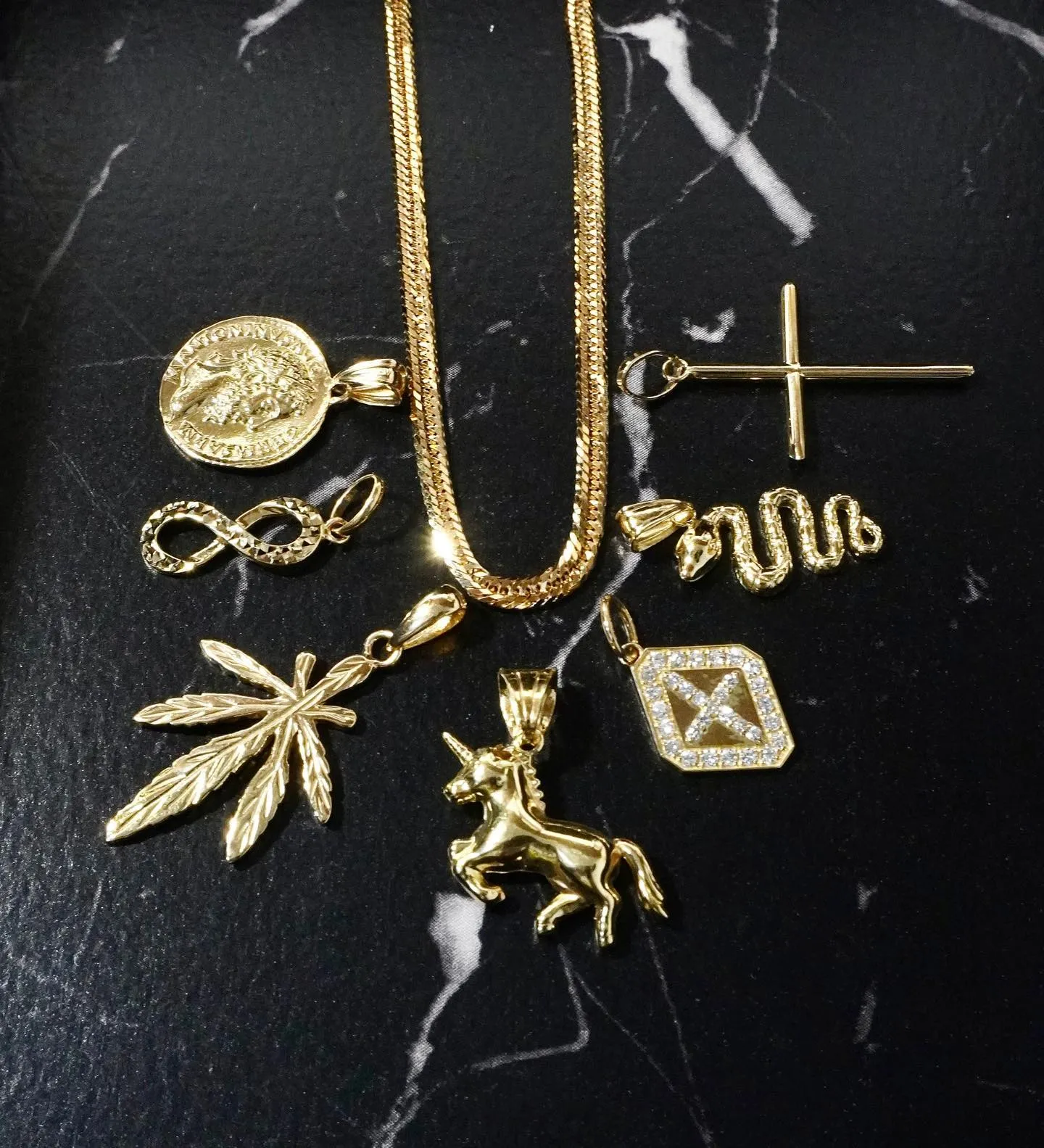 K18 12面カットトリプル12g50cm⁎⁺˳✧༚