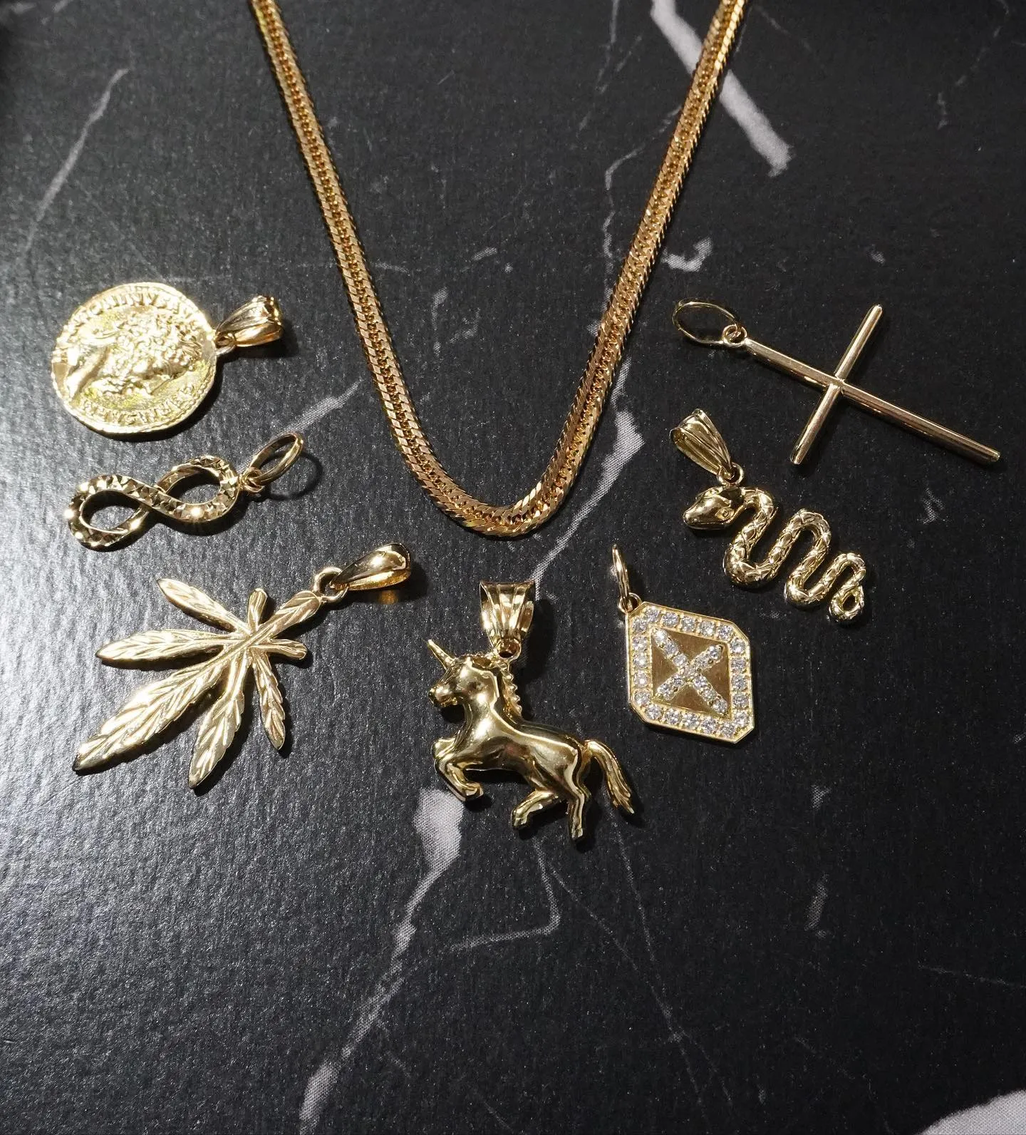 K18 12面カットトリプル12g50cm⁎⁺˳✧༚