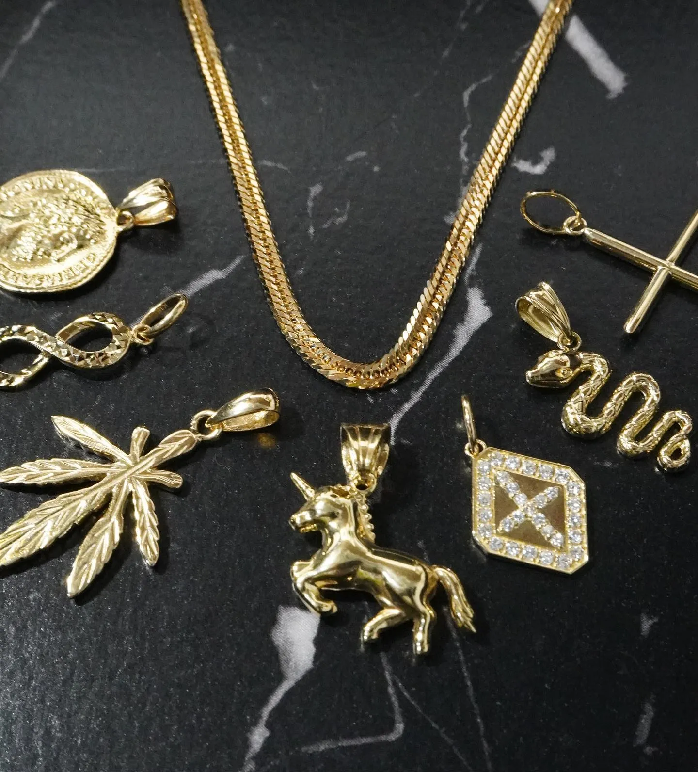 K18 12面カットトリプル12g50cm⁎⁺˳✧༚