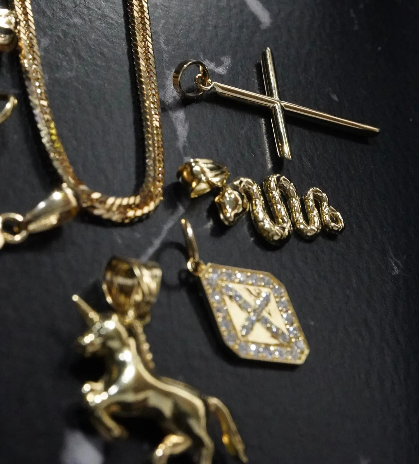 K18 12面カットトリプル12g50cm⁎⁺˳✧༚