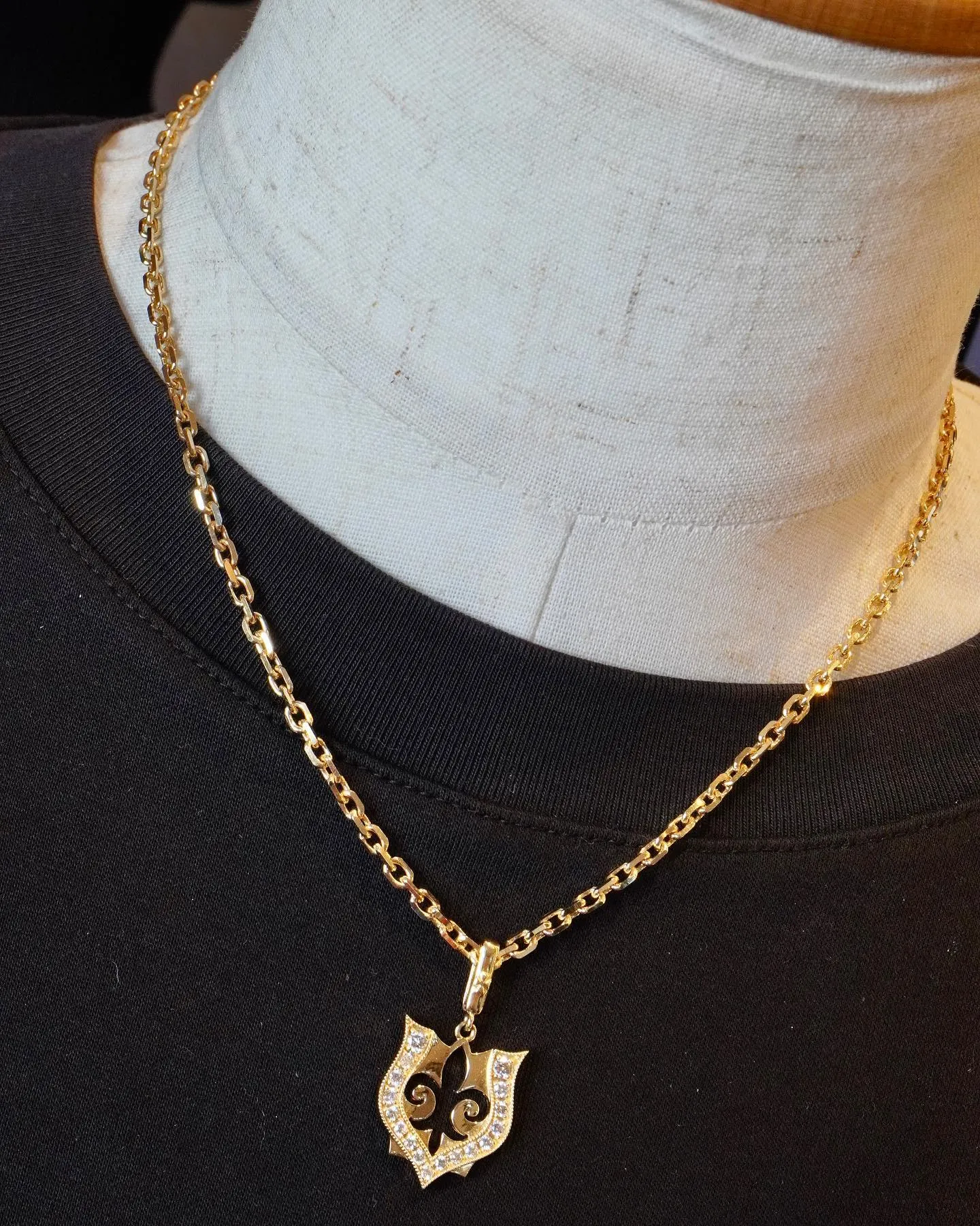 #K18 #アズキ #ネックレス ⁎⁺˳✧༚