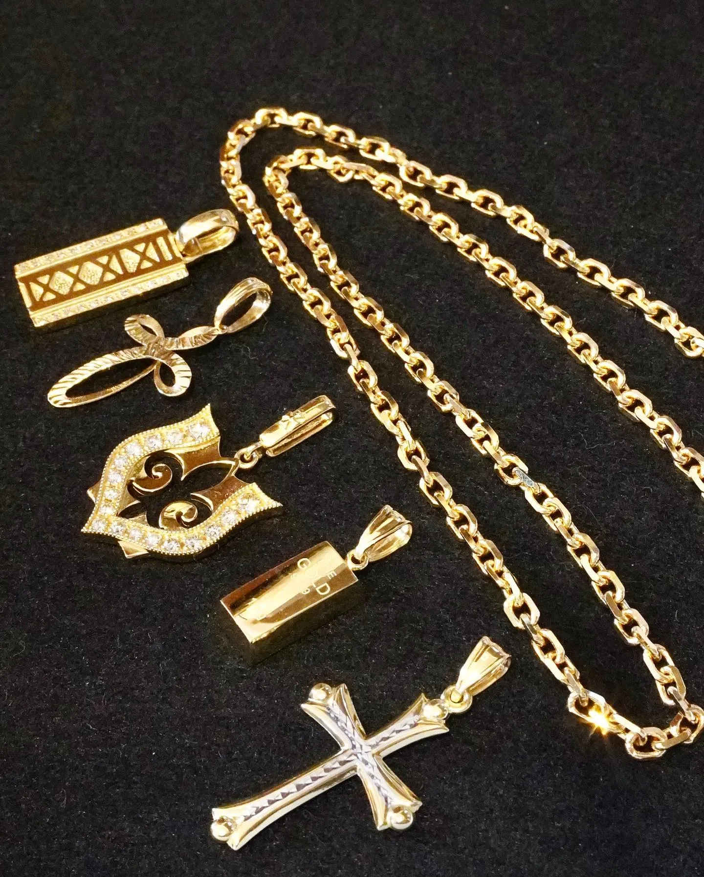 #K18 #アズキ #ネックレス ⁎⁺˳✧༚