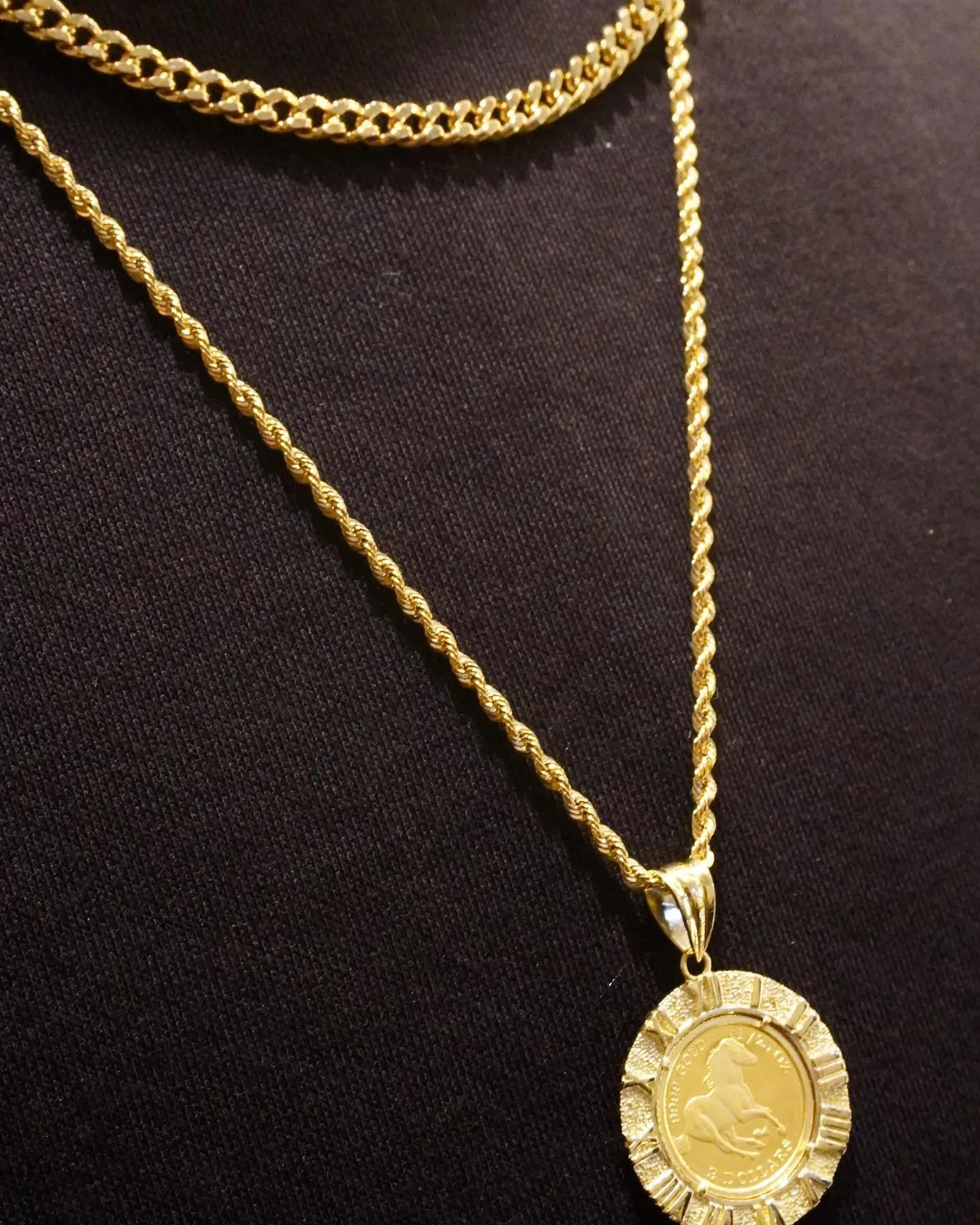 ロングネックレスコーデ⁎⁺˳✧༚