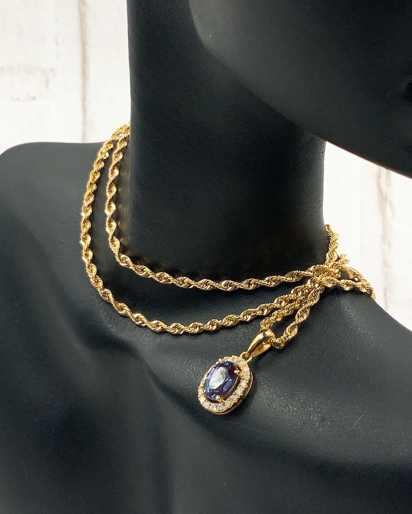 #K18 アレクサンドライト #ピアス #ペンダント ⁎⁺˳...