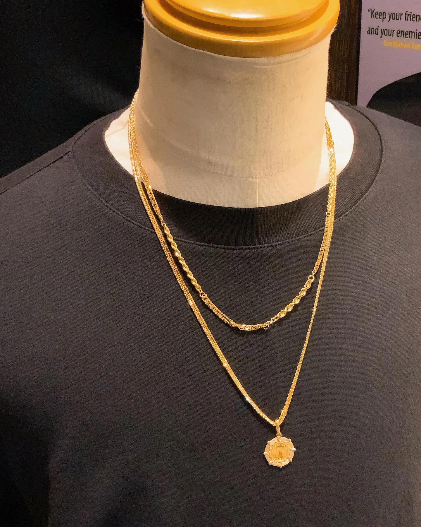 #k18 #k24 #CAT #コイン ペンダント⁎⁺˳✧༚