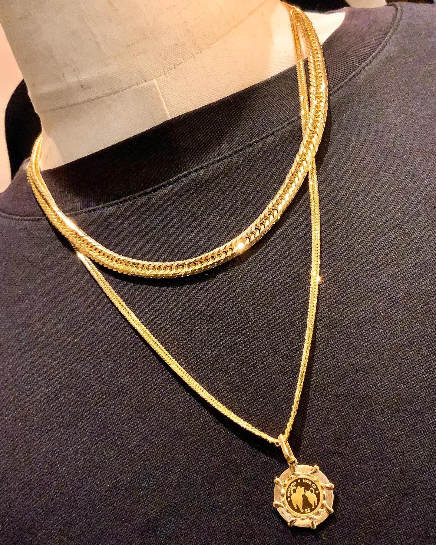 #k18 #k24 #CAT #コイン ペンダント⁎⁺˳✧༚