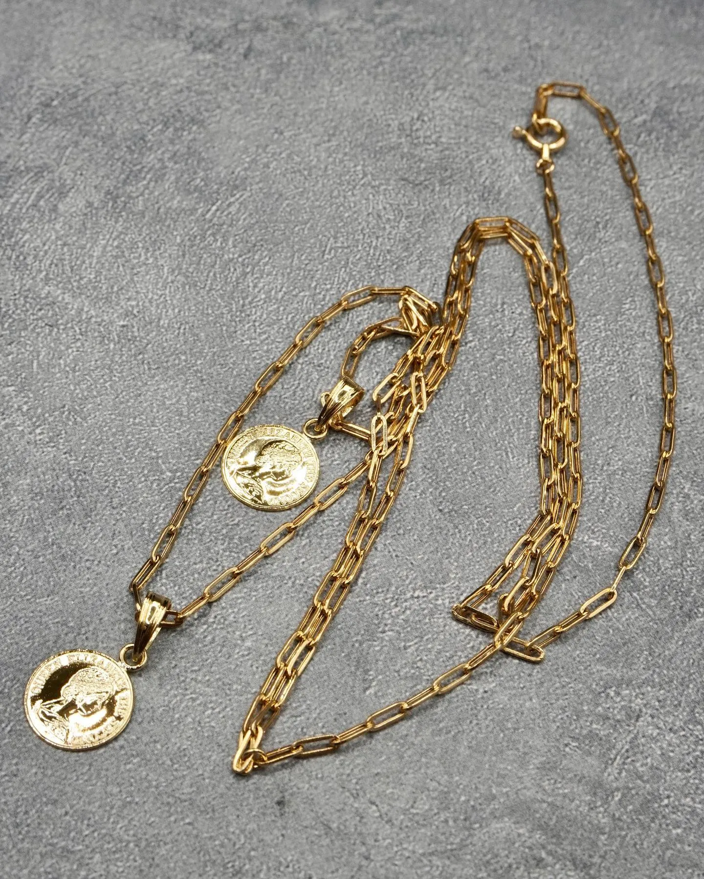 K18 2連ネックレス⁎⁺˳✧༚