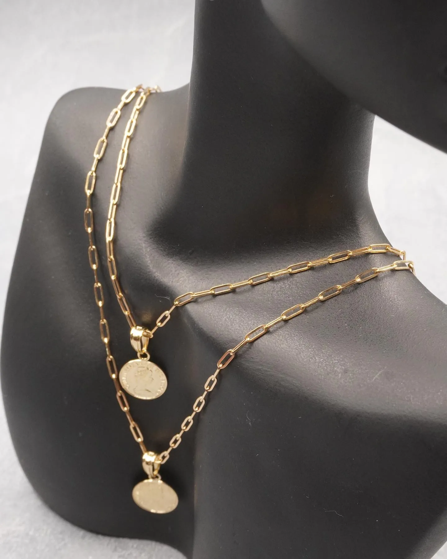 K18 2連ネックレス⁎⁺˳✧༚