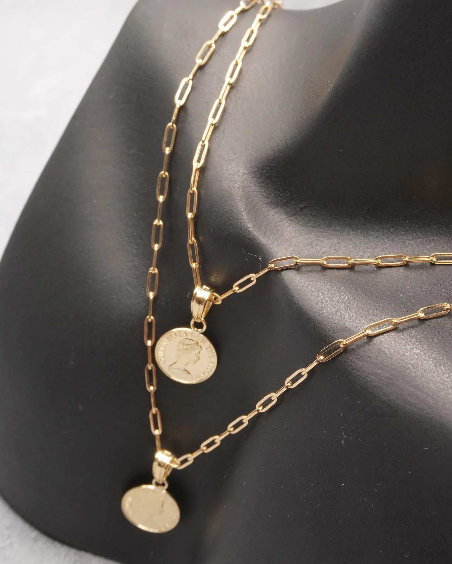 K18 2連ネックレス⁎⁺˳✧༚