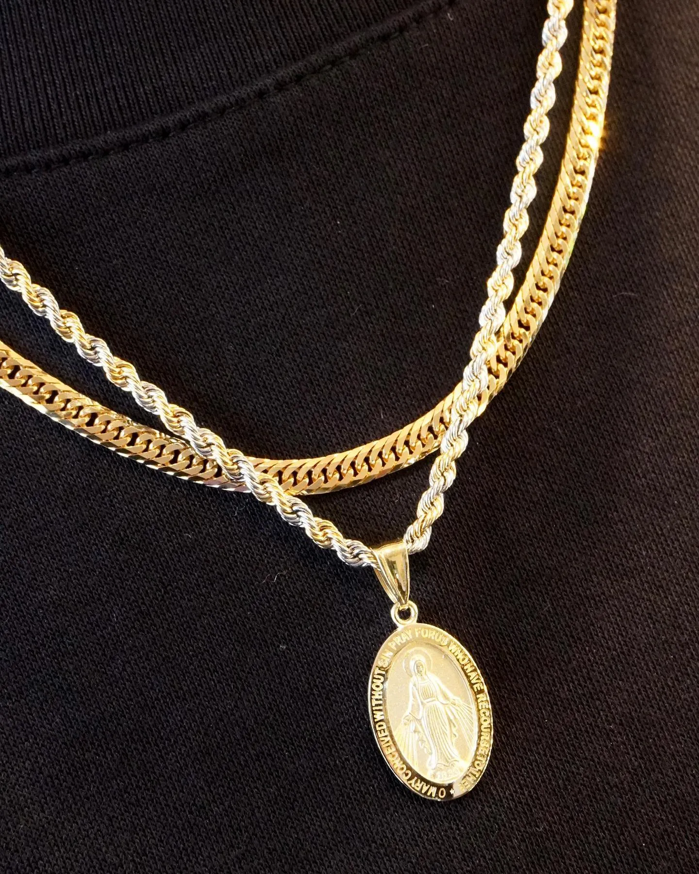 奇跡のマリア メダイ ペンダント⁎⁺˳✧༚