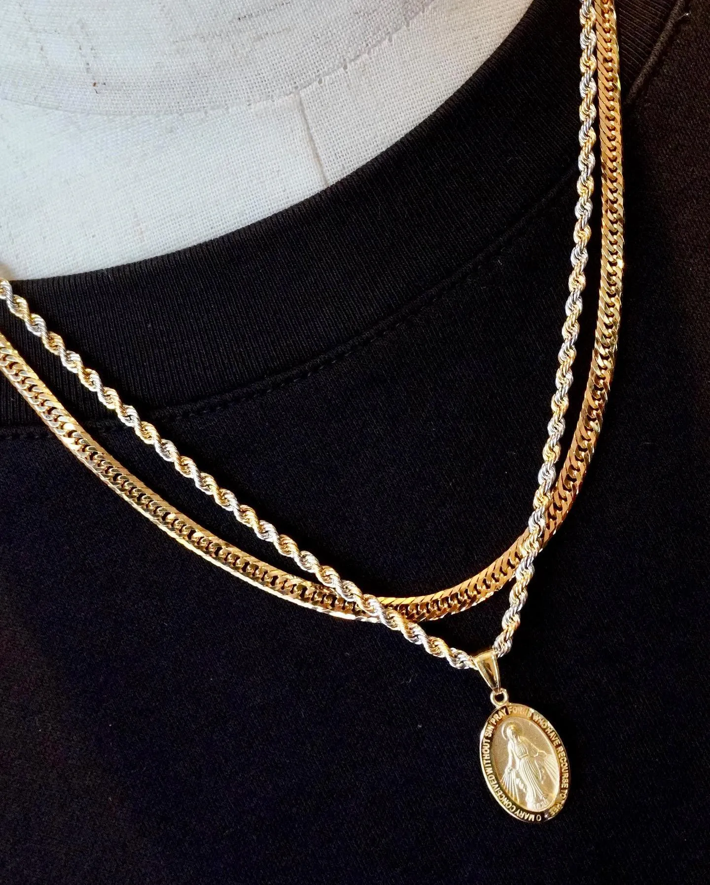 奇跡のマリア メダイ ペンダント⁎⁺˳✧༚