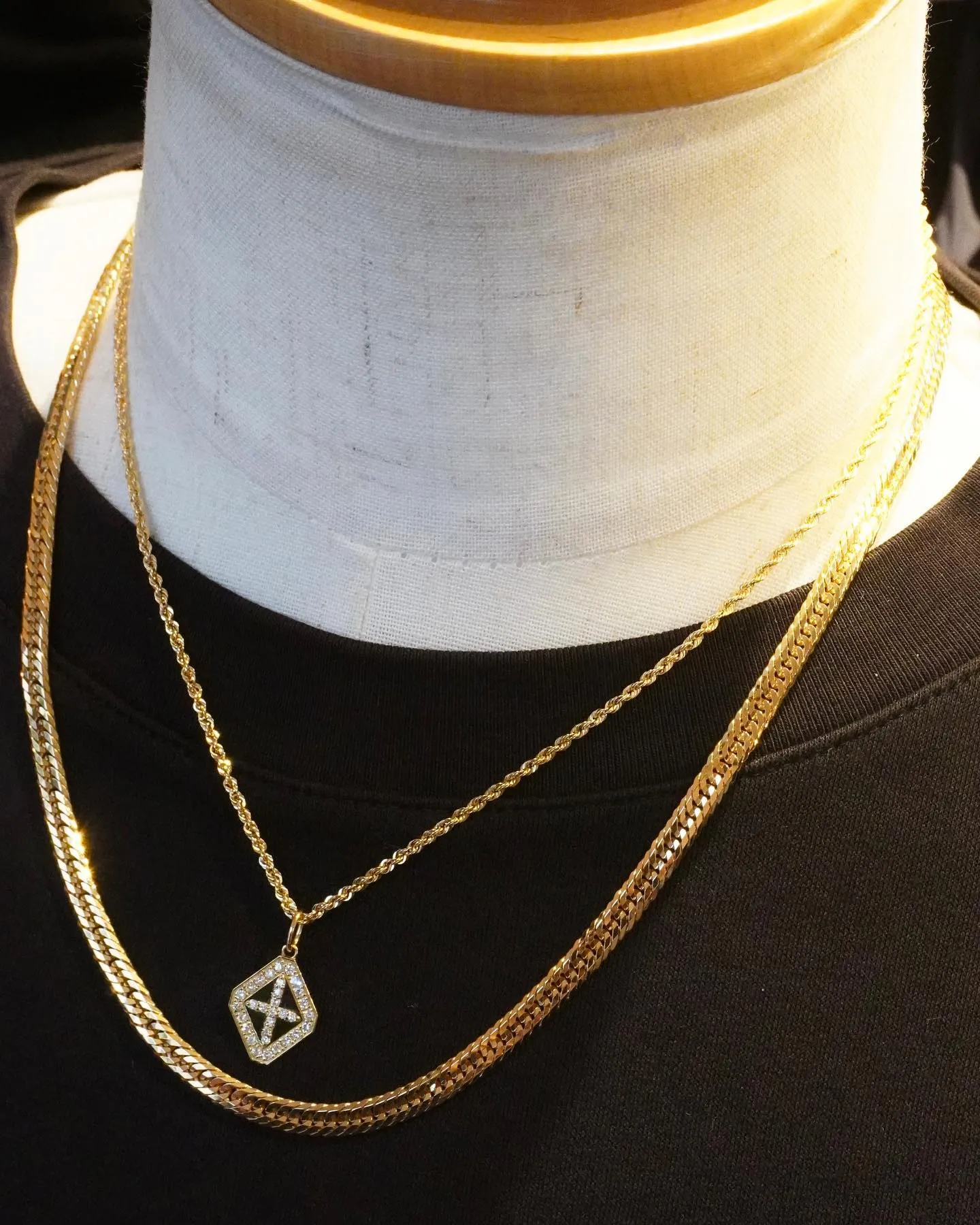 ダイヤモンドペンダントコーデ⁎⁺˳✧༚