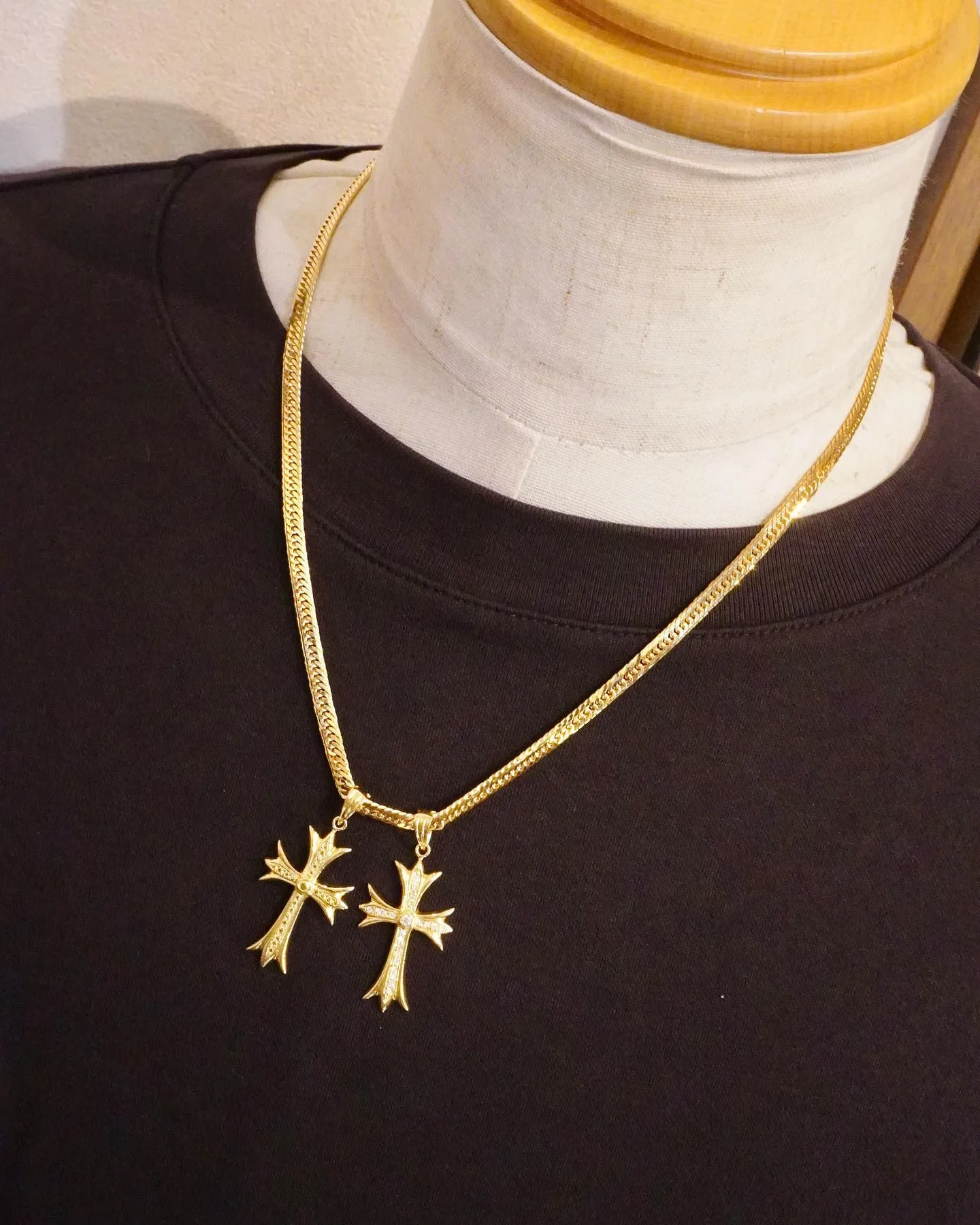 K18 クロスペンダント⁎⁺˳✧༚