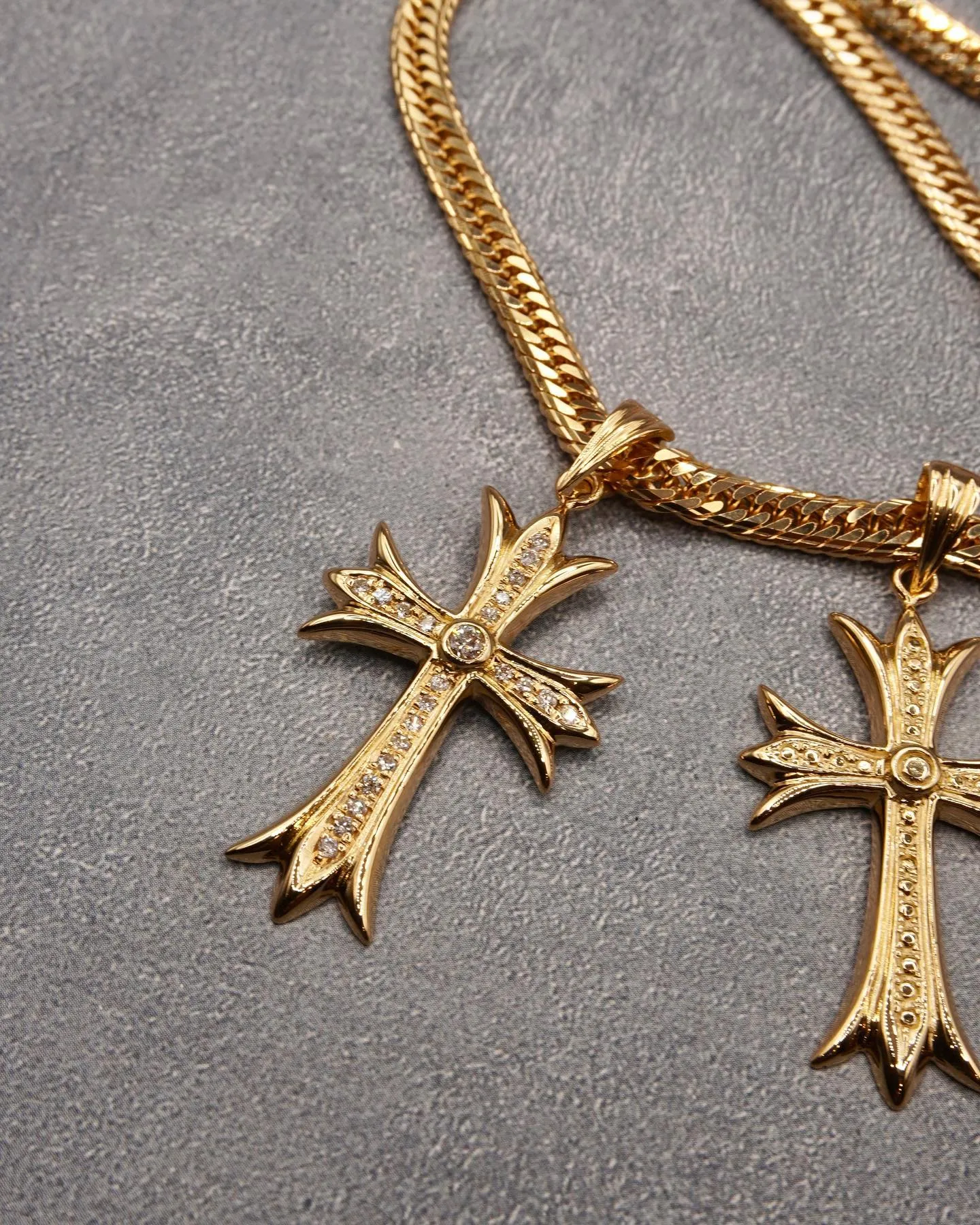 K18 クロスペンダント⁎⁺˳✧༚